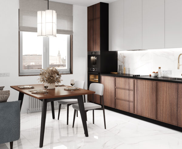 х9999302399Calacatta Regal Grey Керамогранит белый 60х60 Полированный — изображение 6