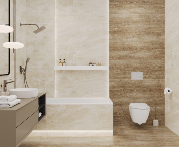 х9999311686Polaris Beige Керамогранит бежевый LP6012G0091R 59,5х119,1 матовый карвинг — изображение 6