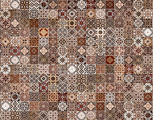 х9999209096Hammam облицовочная плитка рельеф коричневый (HAG111D) 20x44