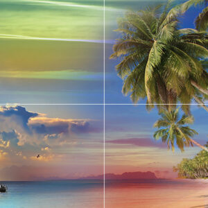 х9999081273Tropical Night Панно P4D290 80х40 (из 4 плиток)