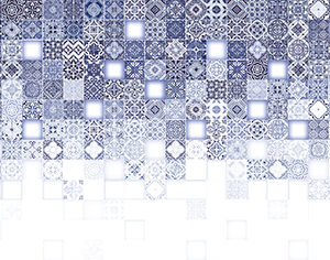 х9999209100Hammam облицовочная плитка рельеф многоцветный (HAG451D) 20x44