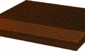а0120Cloud Brown Duro Ступень простая структ 30х30х1,1