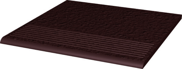 а0218Natural Brown Duro Ступень простая структ 30х30х1,1