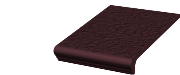 а0220Natural Brown Duro Ступень простая с носиком 30х33х1,1