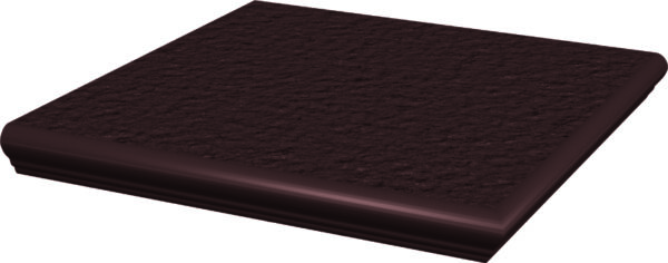 а0221Natural Brown Duro Ступень угловая с носиком структ 33х33х1,1